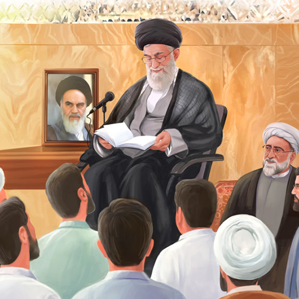 روایت دیدار اختصاصی حجت الاسلام وکیلی و دست اندرکاران موسسه جوانان آستانقدس رضوی با رهبر معظم انقلاب